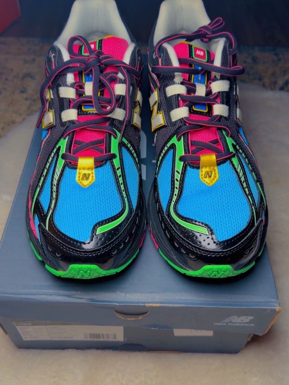 Classic Kids Multicolor Sneakers - Blue, Green, Pink